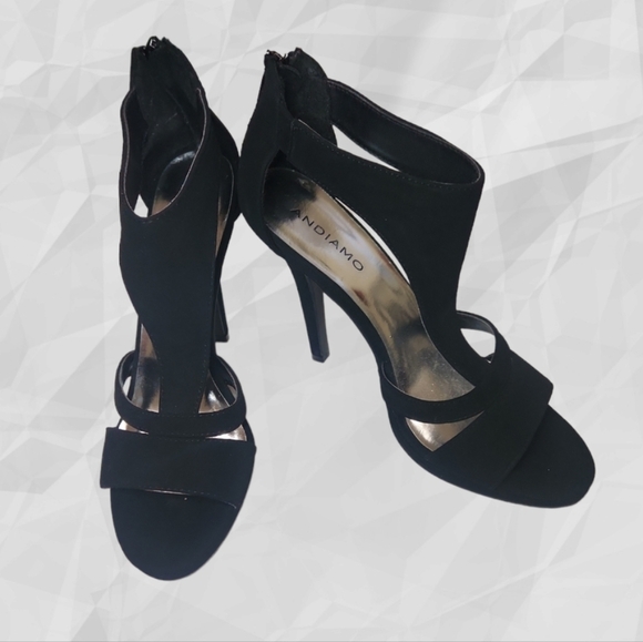 ANDIAMO Heels Black 7.5 - Picture 3 of 10